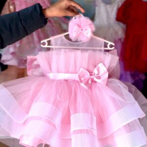 Maroon Myst – Elegant Girls Festive Dress