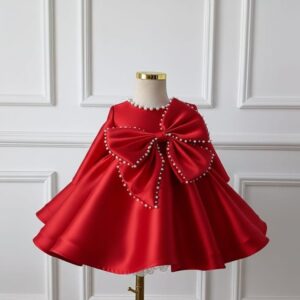 Butterfly Bloom – Silky Line Girls Festive Dress
